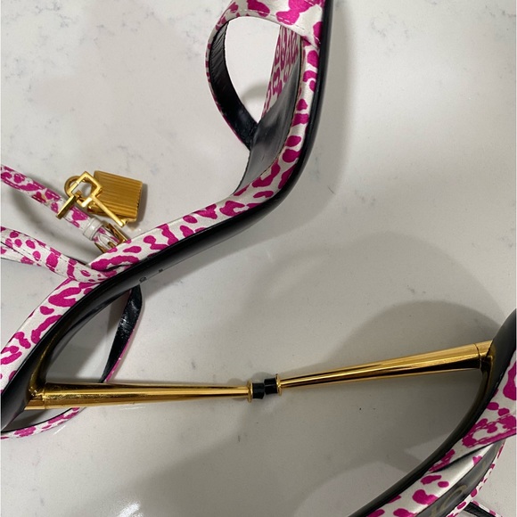 Authentic Tom Ford Padlock Heeled Sandals - Picture 6 of 8